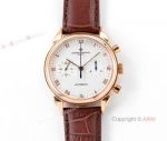 Swiss Replica Vacheron Constantin Geneve Rose Gold White Dial Watch 42mm